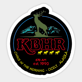 KBHR Northern Exposure Sticker